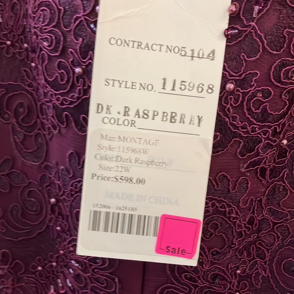 Berry Long Sleeve Dress - Picture 11 of 11